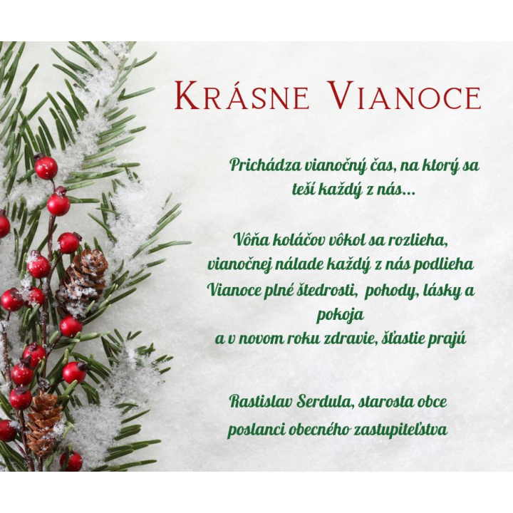 Krásne Vianoce